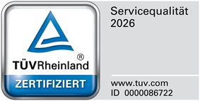 Auto-Center Nußbaumweg ist von TÜV Rheinland zertifiziert Bild mit Zertifikat von TÜV-Rheinland